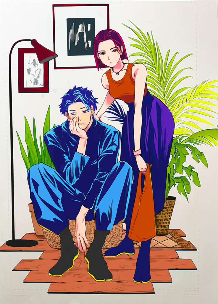 示例 2 上色后
